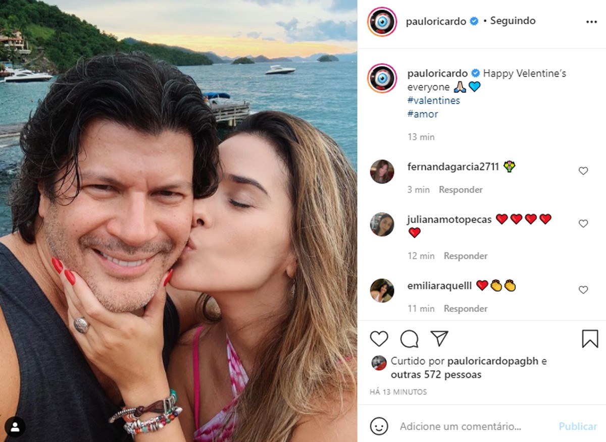 Paulo Ricardo e Isabella Pinheiro (Foto: Reprodução/Instagram)