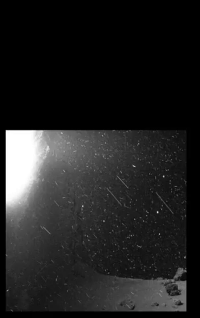 cometa e Rosetta (Foto: ESA/ @landru79)