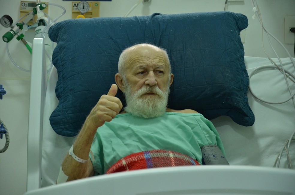 Biliu de Campina recebeu alta do Hospital Municipal Dr. Edgley — Foto: SMS Campina Grande/Divulgação