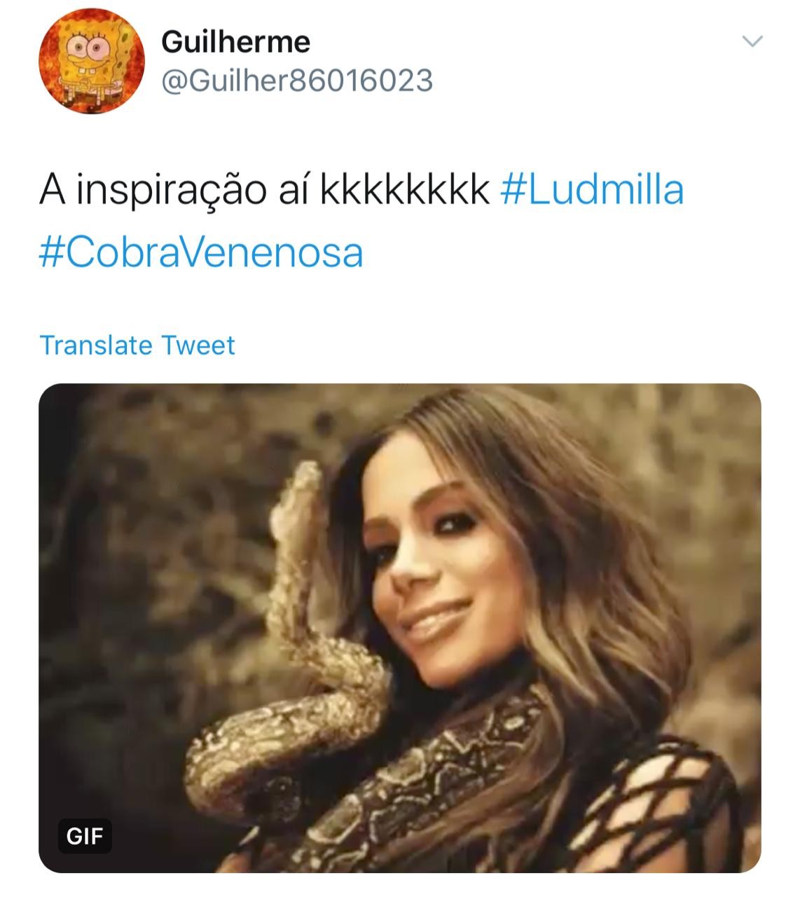 Fãs reagem à sósia de Anitta em novo clipe de Ludmilla (Foto: Reprodução/Twitter)
