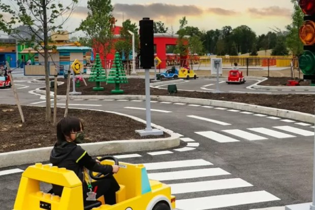 Parque feito com mais de 30 milhões de peças de LEGO recebe visitantes (Foto: Divulgação)