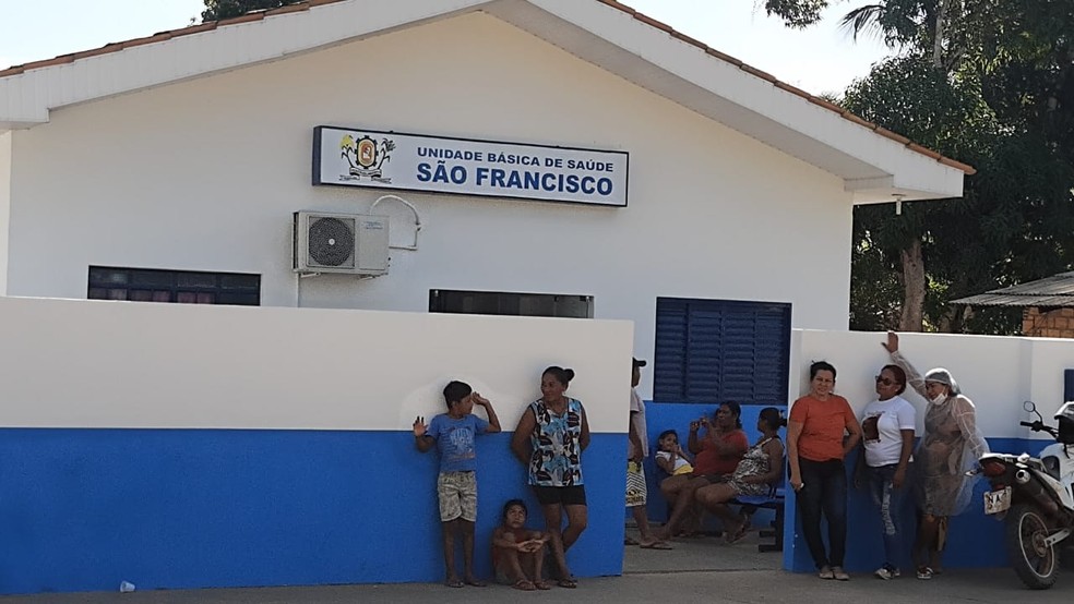 Posto de Saúde na Vila São Francisco, em Bonfm, Norte de Roraima — Foto: Arquivo pessoal