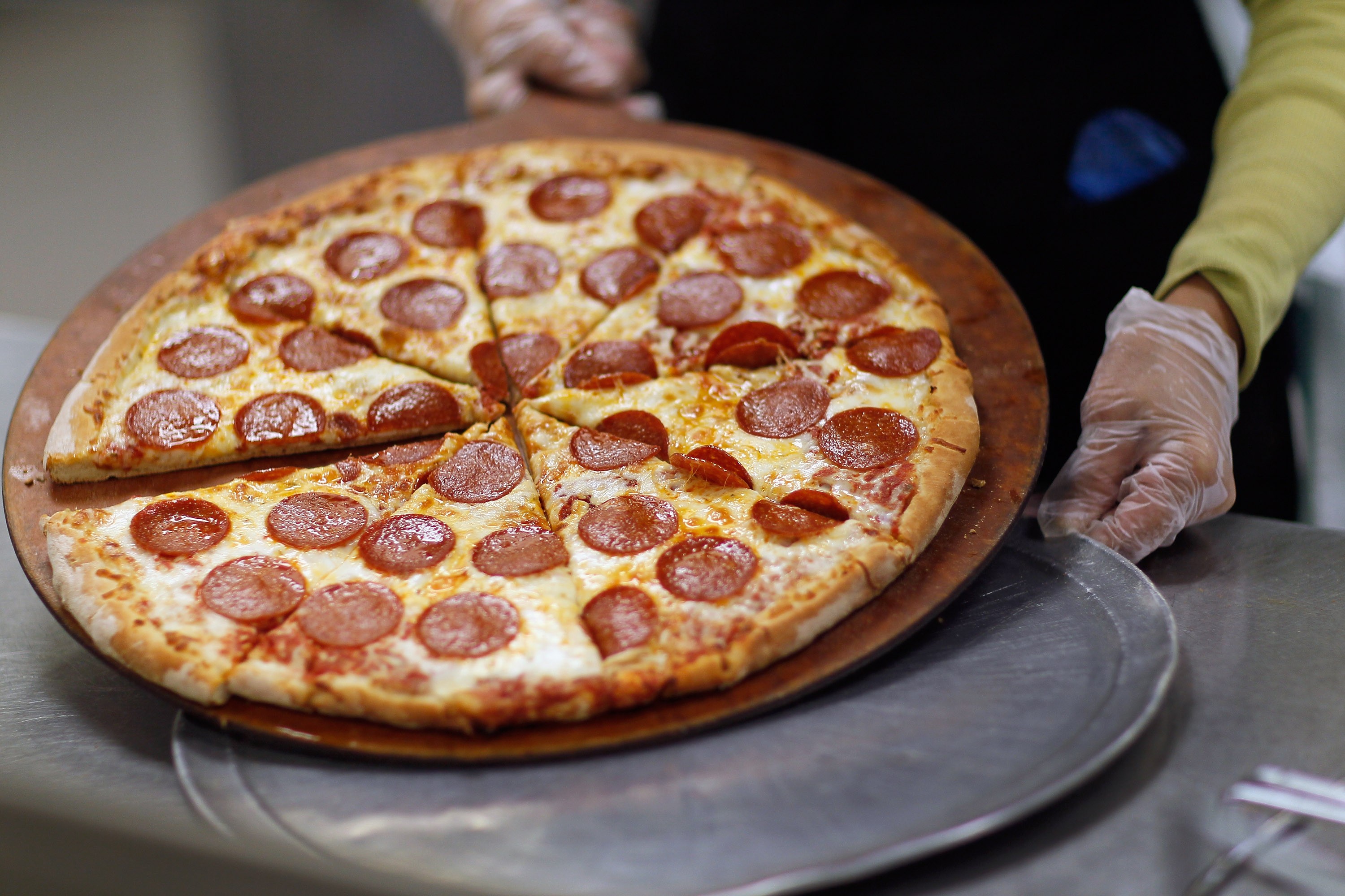 A famosa pizza de Chicago (Foto: Getty Images/ Joe Raedle)