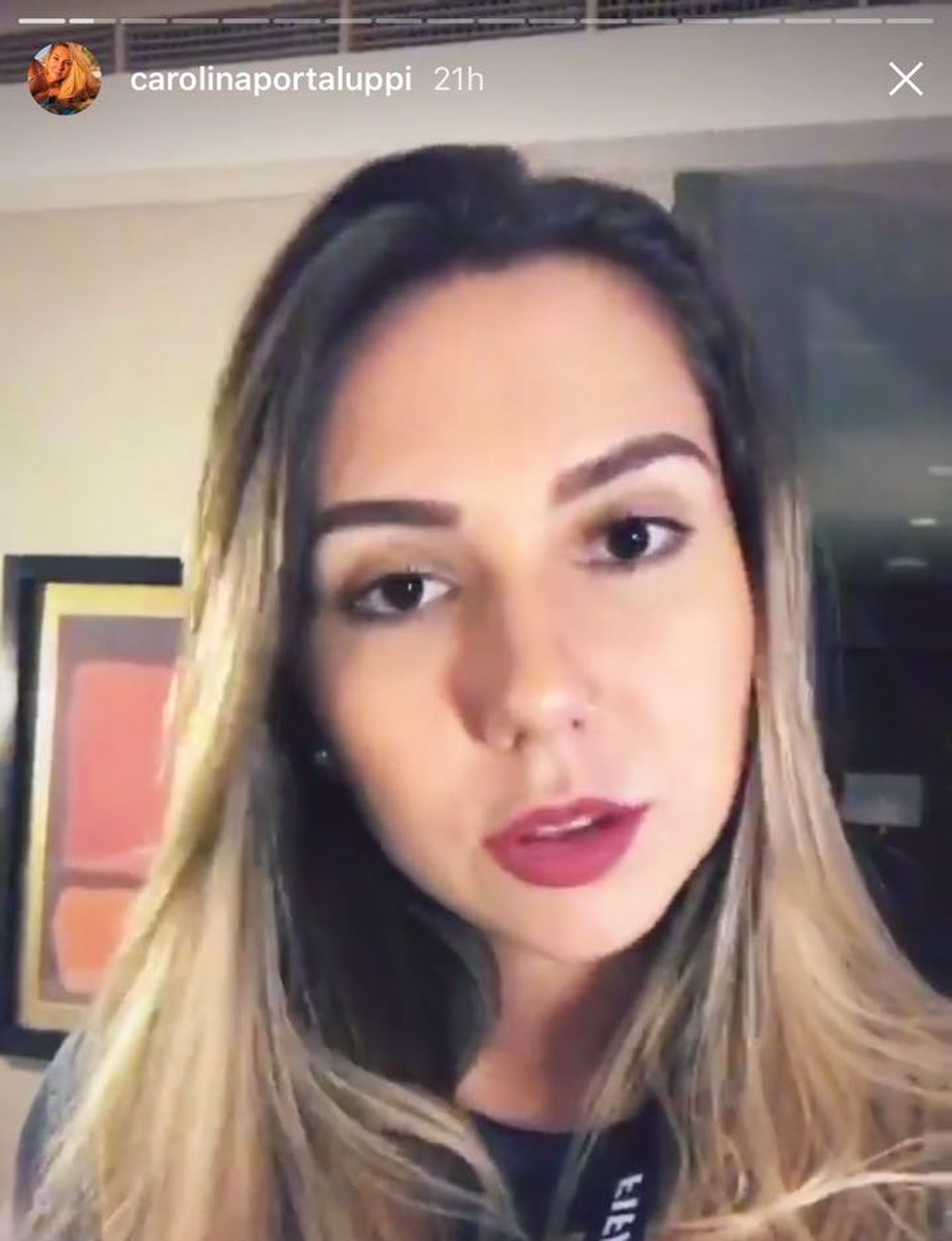 Carol se diz orgulhosa e consola gremistas após derrota