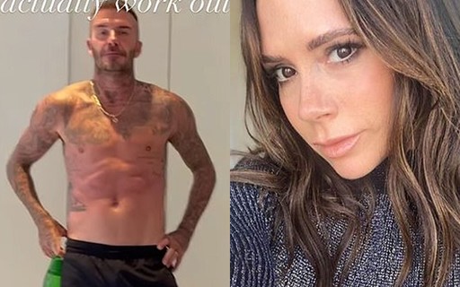 David Beckham mostra tanquinho e tattoos em vídeo de Victoria Beckham