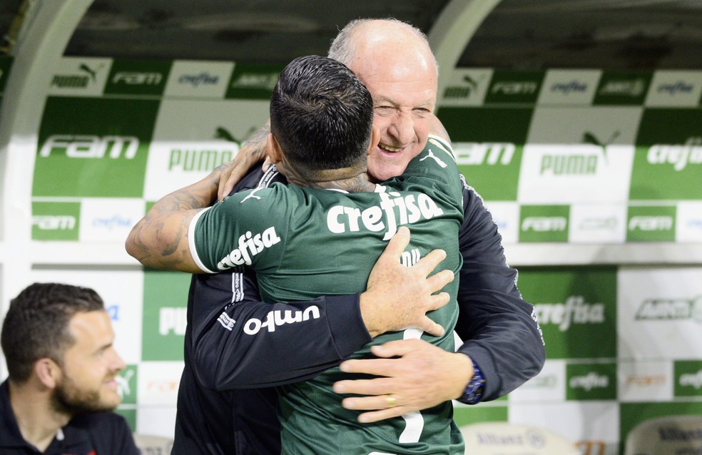 Felipão vai reencontrar o Palmeiras nas semis da Libertadores — Foto: Marcos Ribolli