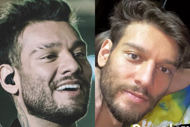 Lucas Lucco antes e depois de retirar produto de harmonização facial (Foto: Reprodução/Instagram)