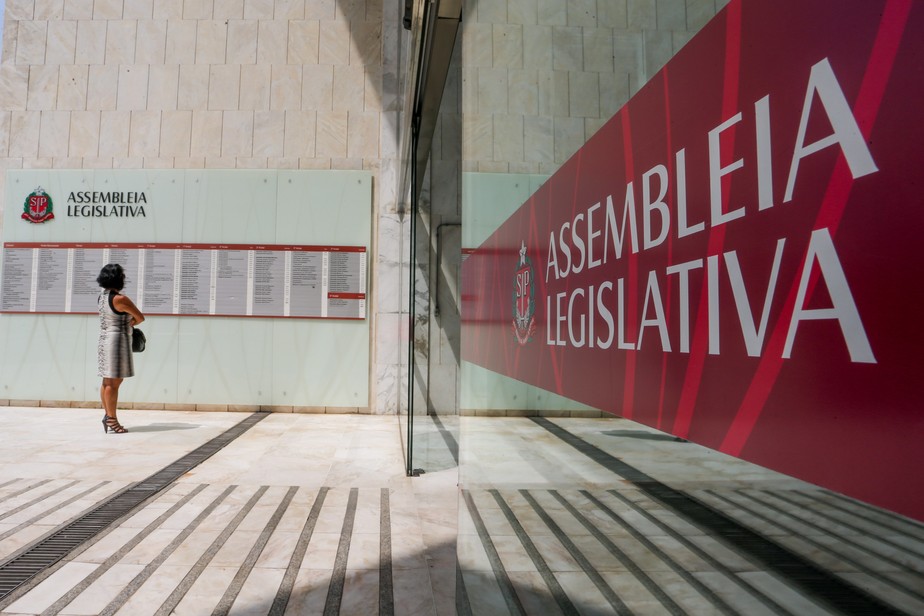 Fachada da Assembleia Legislativa de São Paulo (Alesp), na capital paulista
