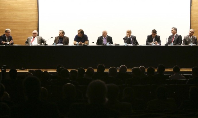 Representantes de clubes se encontram com presidente da CBF (Foto: Divulgação/CBF)