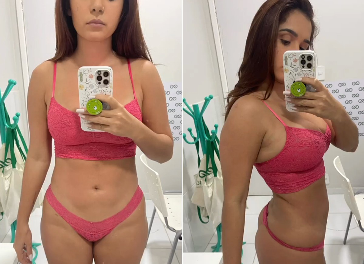 Ex-BBB Gizelly Bicalho fez antes e depois do corpo (Foto: Reprodução / Instagram)