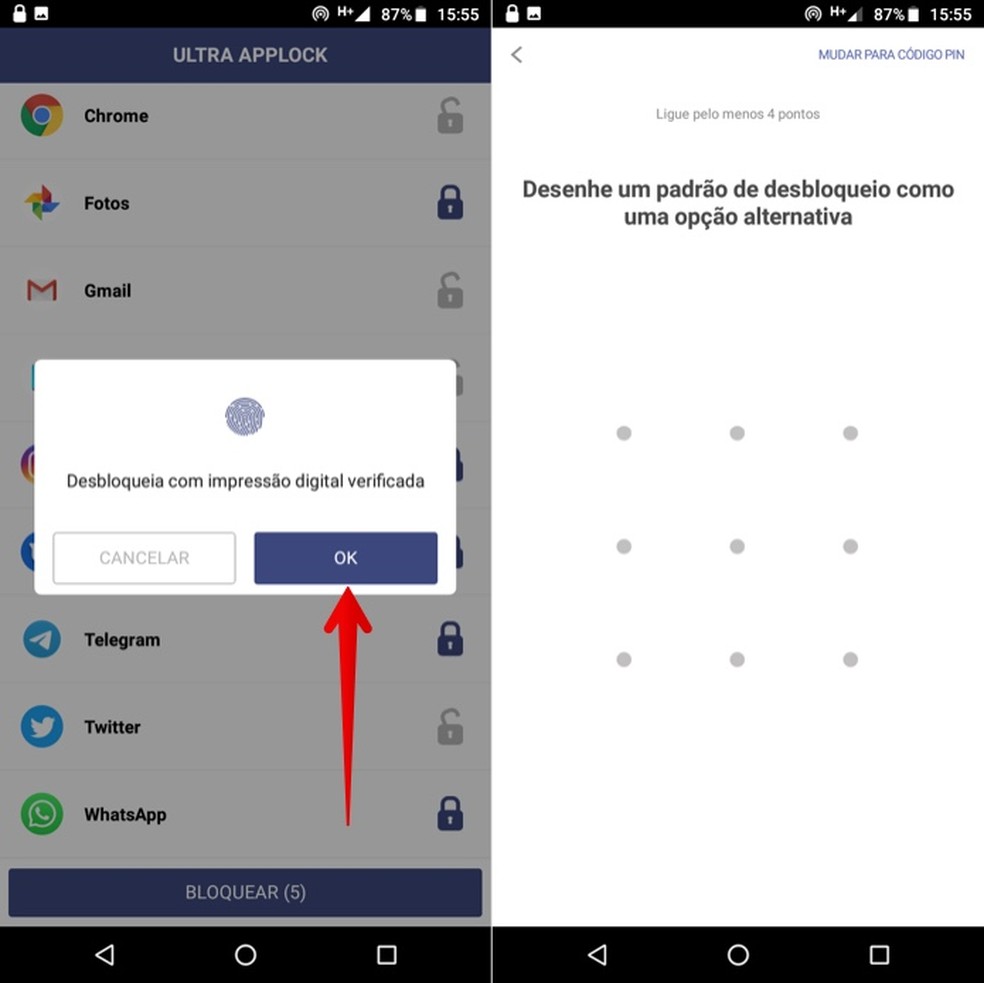 Tirar Foto De Quem Tentar Desbloquear Como Bloquear O Whatsapp E Tirar Foto Do Invasor Com O Ultra