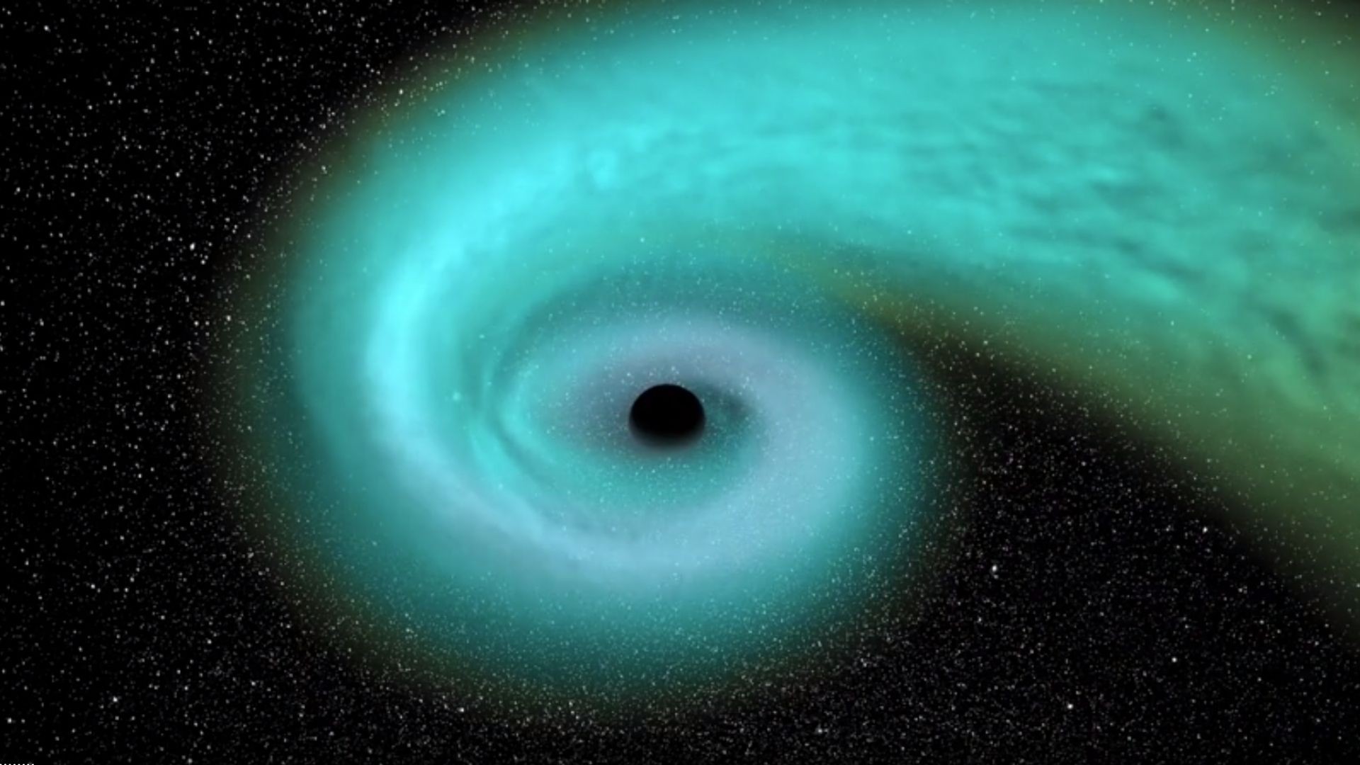 Sistemas compostos por buraco negros que engolem estrelas de nêutrons liberaram ondas gravitacionais (Foto: eborah Ferguson (UT Austin), Bhavesh Khamesra (Georgia Tech), Karan Jani (Vanderbilt))