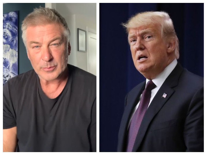 Alec Baldwin e Donald Trump (Foto: Instagram/Getty Images)