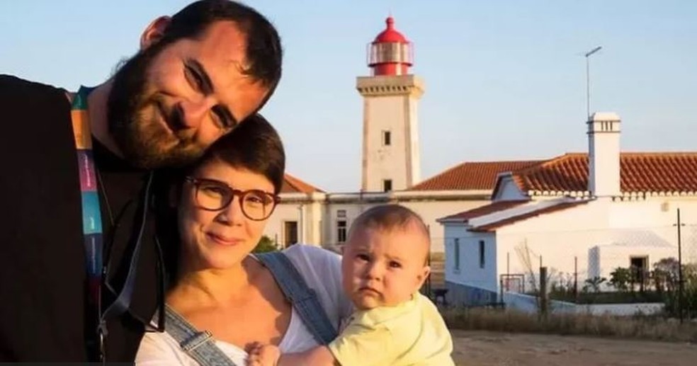 Aline mudou com família para o Algarve para mudar estilo de vida — Foto: Arquivo pessoal