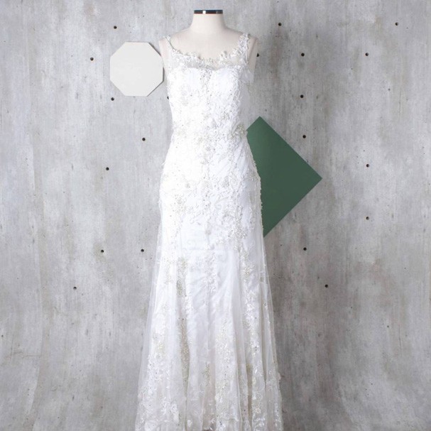 Vestido de noiva de Fiorella (Foto: Reprodução) Vestido de noiva de Fiorella (Foto: Reprodução)