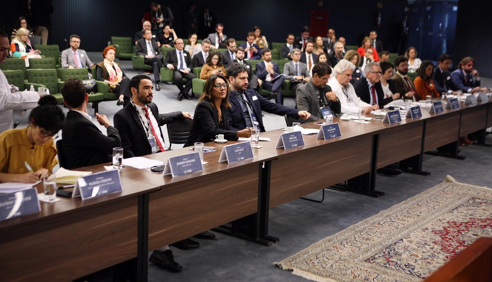 Audiência pública no STF sobre liberdade de expressão, política, cultural e de comunicação — Foto: Nelson Jr./SCO/STF