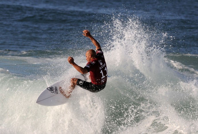 Kelly Slater surfe Rio Pro (Foto: André Durão)