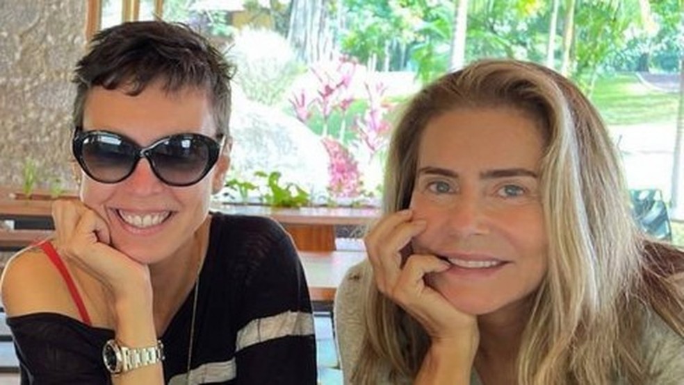 Adriana Calcanhoto e Maitê Proença  — Foto: Reprodução/ Instagram