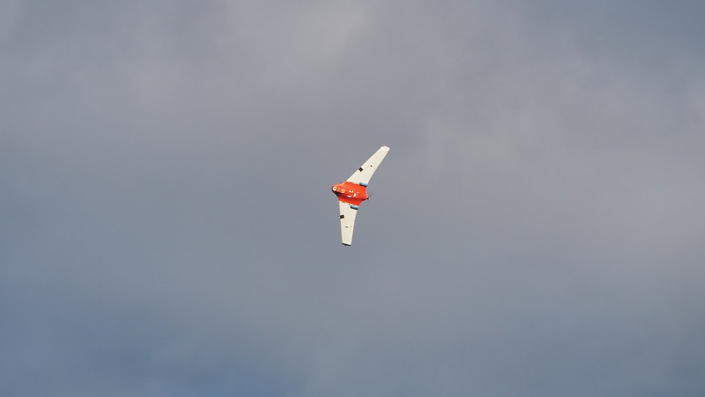 Drone criado para 'energizar' nuvens e causar chuvas  — Foto: Universidade de Bath/Divulgação