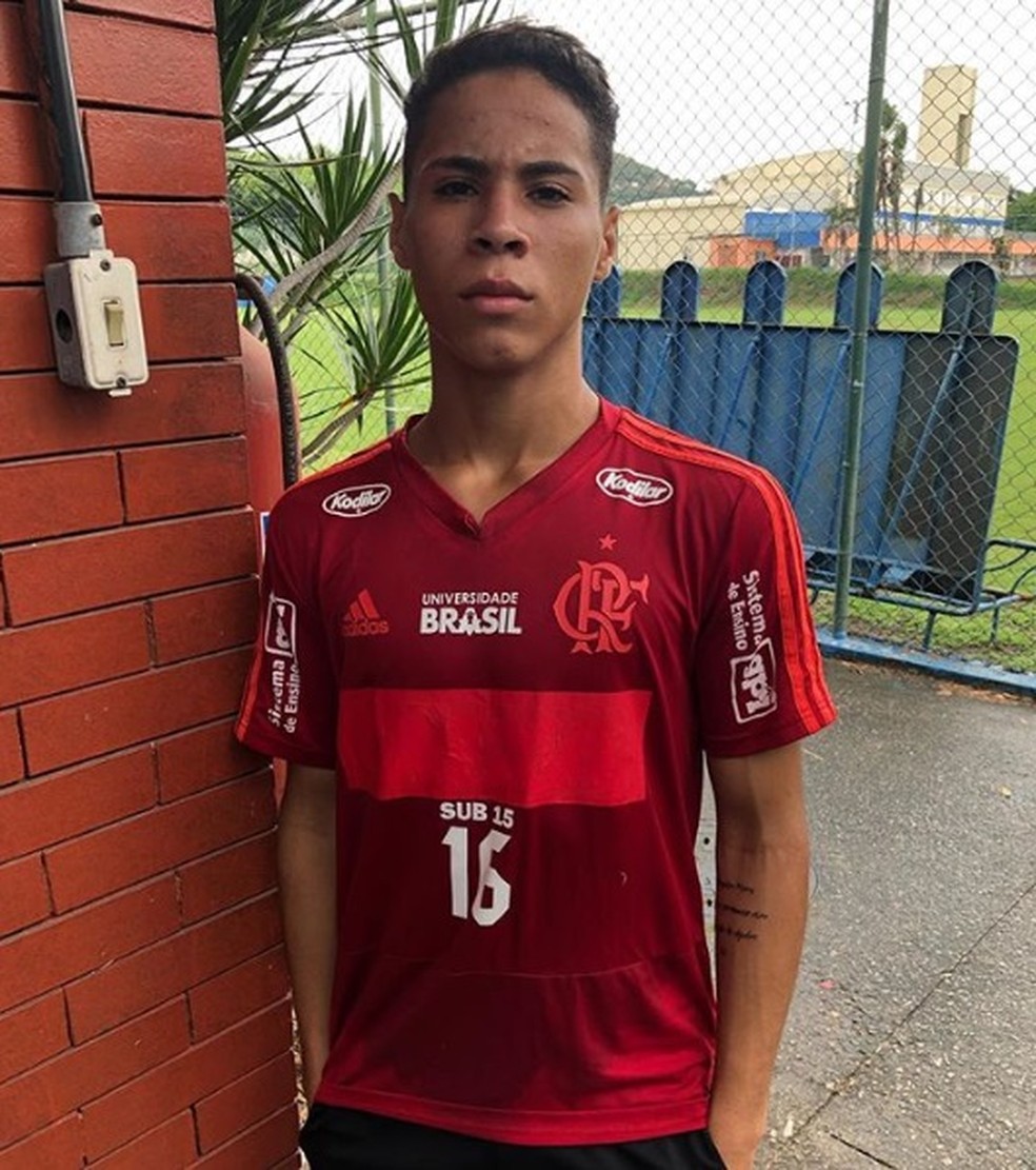 Kennedy Lucas, jogador da base do Flamengo â€” Foto: ReproduÃ§Ã£o/Instagram