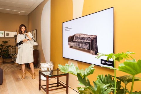 Taissa Buescu, diretora de redação da Casa Vogue, apresentou a palestra "Highlights do Design 2018", oferecida pela Samsung