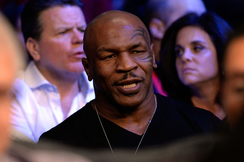 Mike Tyson ex-campeão mundial dos pesos pesados — Foto: Getty Images