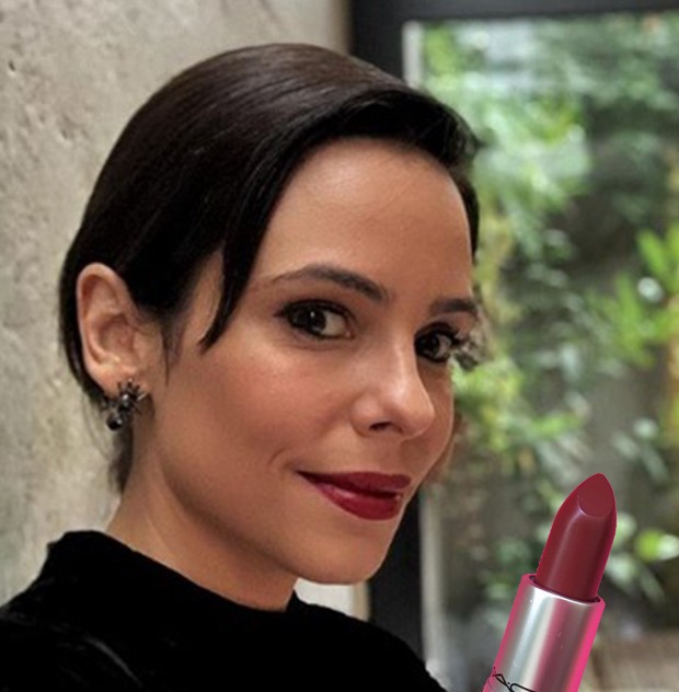 Maria Laura Neves batom vermelho (Foto: Arquivo Pessoal)