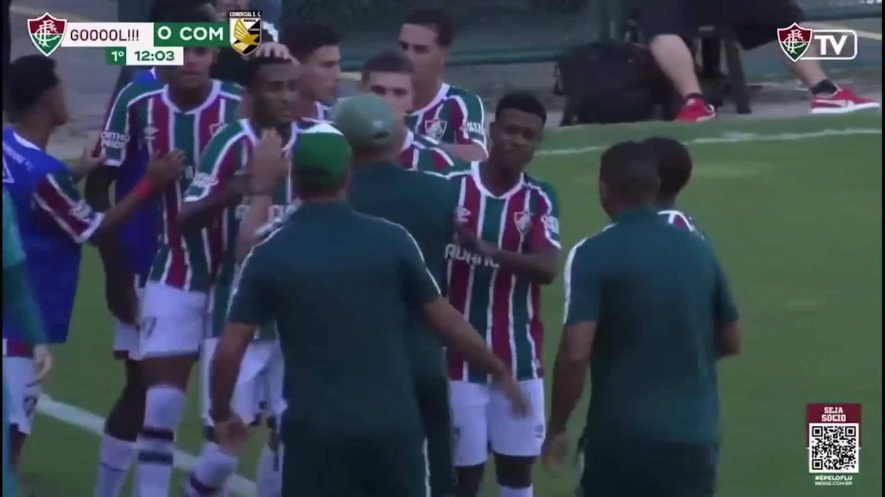 Veja os gols de Fluminense 5 x 0 Comercial-MA pela Copa do Brasil sub-17