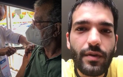 Pai de Humberto Carrão é vacinado: "Viva o SUS! Viva a ciência!"