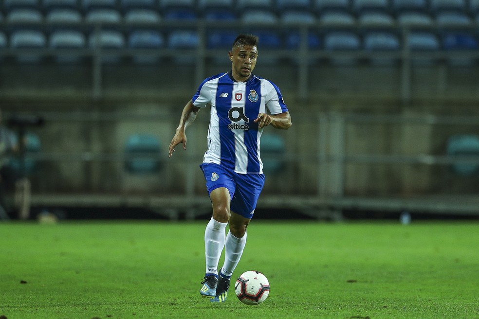 João Pedro em partida pelo Porto em 2018 — Foto: Carlos Rodrigues/Getty Images