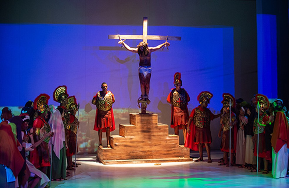  Espetáculo 'Paixão de Cristo – O Musical: Memórias’ será apresentado em Praia Grande, SP — Foto: Prefeitura de Praia Grande