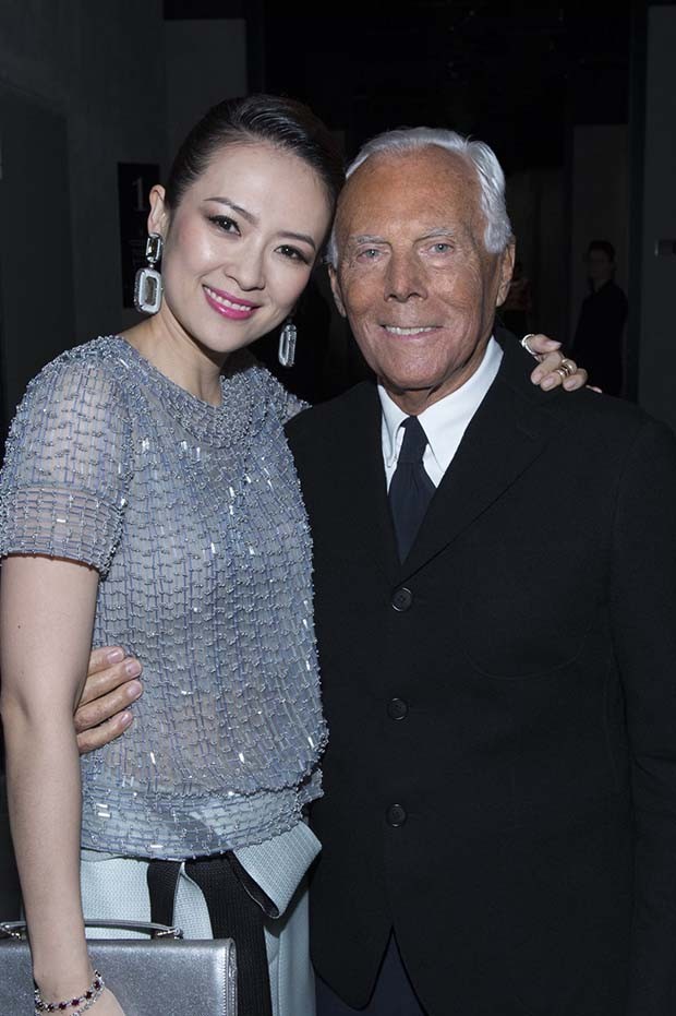 Chinese actress Zhang Ziyi and Giorgio Armani (Foto: Giorgio Armani)
