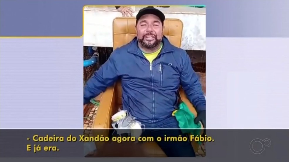 Mecânico de Penápolis (SP) é preso em operação contra atos golpistas de 8 de janeiro, em Brasília — Foto: TV TEM/Reprodução