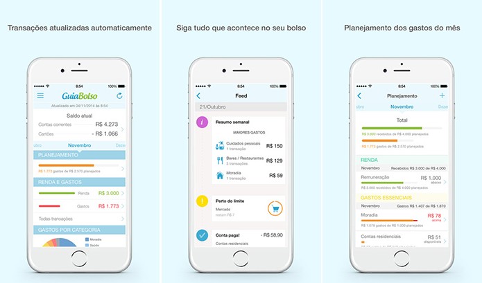 GuiaBolso é um aplicativo completo e que atualiza informações automaticamente (Foto: Divulgação/App Store)