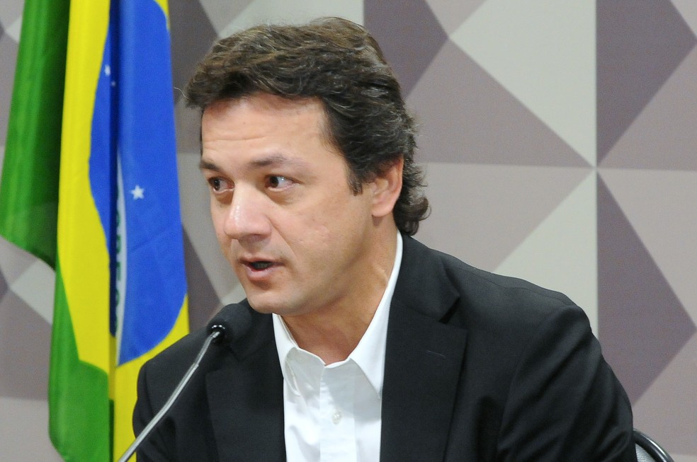 Wesley Batista durante depoimento no Senado em 2017 â Foto: Waldemir Barreto/AgÃªncia Senado