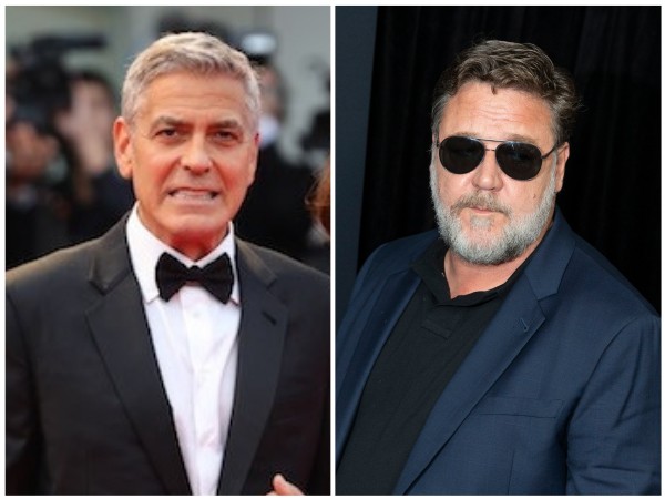 George Clooney e Russell Crowe (Foto: Getty Images)