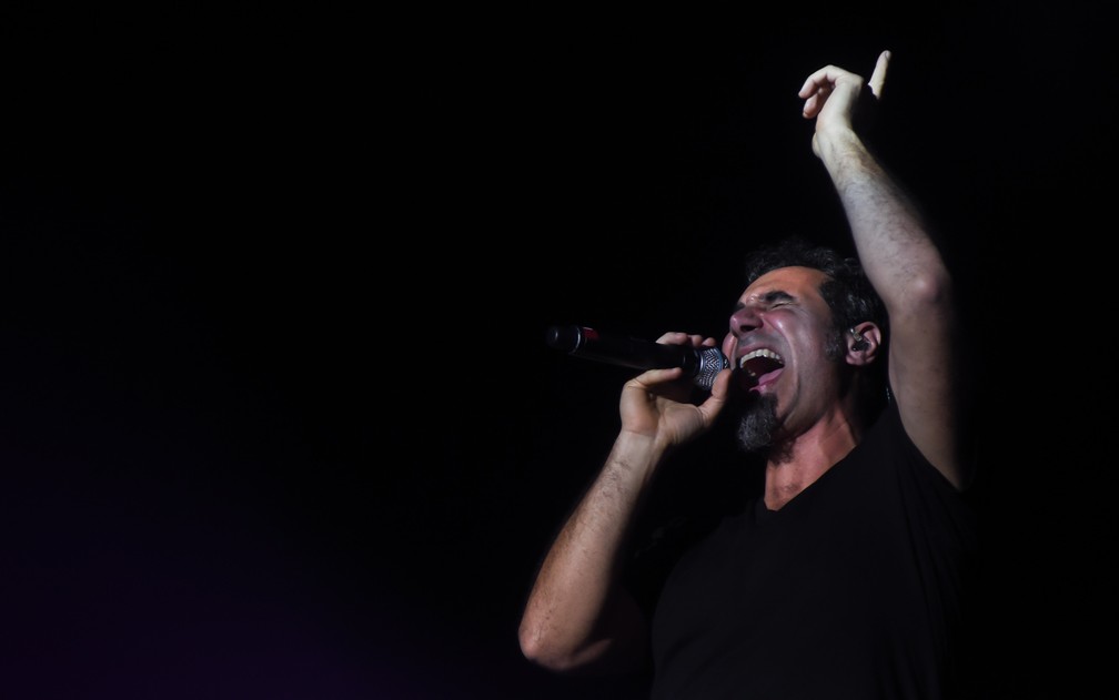 System of a Down toca na Arena Anhembi, em SP, em 2015 — Foto: Flavio Moraes/G1