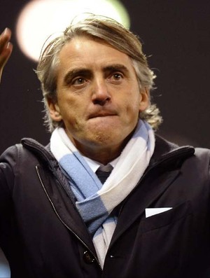 Roberto Mancini do City (Foto: Paul Ellis / Agência AFP)