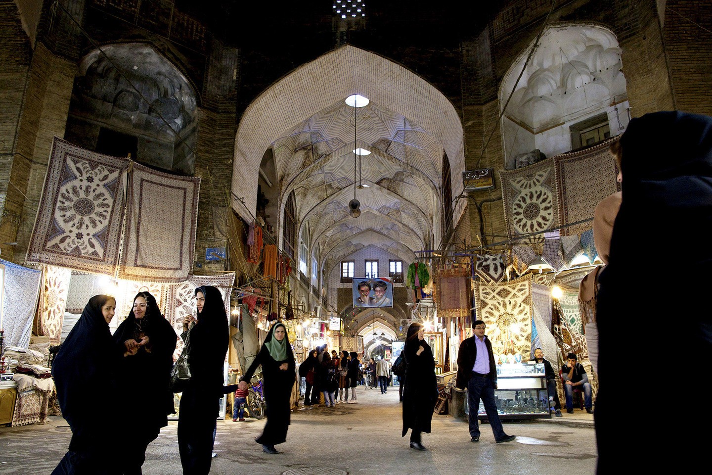 O Grande Bazaar de Isfahan (Foto: Reprodução)