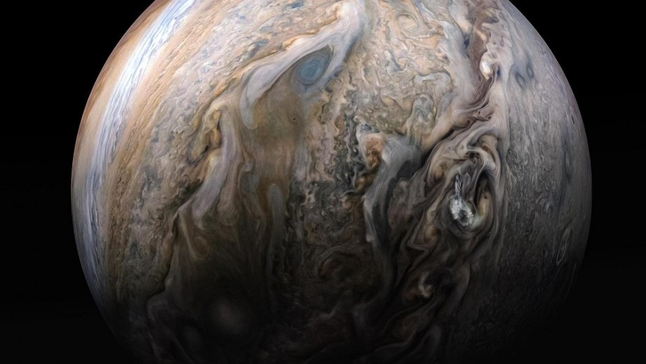 Imagem de Júpiter, um dos planetas gasosos que irá estar na conjunção de sábado (Foto: Nasa)