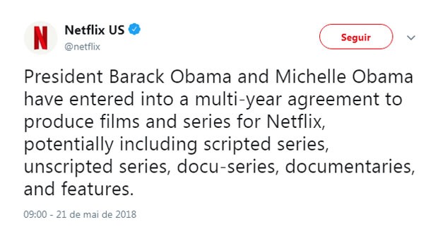 O tweet da Netflix (Foto: Reprodução Twitter)