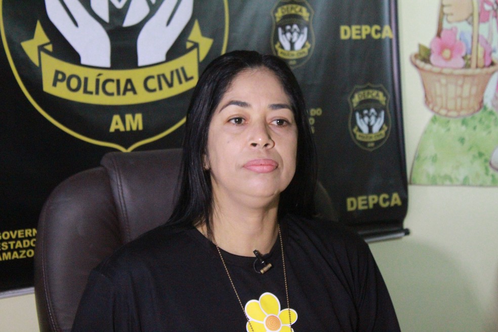 Delegada titular da DEPCA, Joyce Coelho — Foto: Eliana Nascimento/G1 AM 