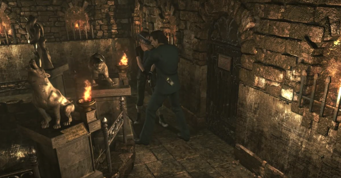 Saiba resolver o puzzle das estátuas em Resident Evil Zero Remaster (Foto: Reprodução/Felipe Vinha)