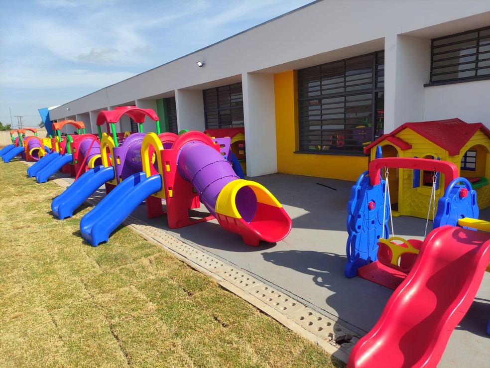 Escola é inaugurada nesta sexta-feira em Chavantes — Foto: Prefeitura/Divulgação