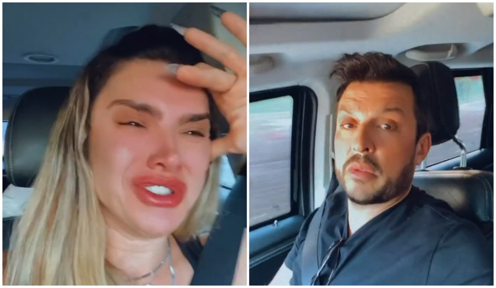 Mirella Santos e Wellington Muniz relataram assalto à residência do casal na cidade de SP — Foto: Reprodução/Instagram