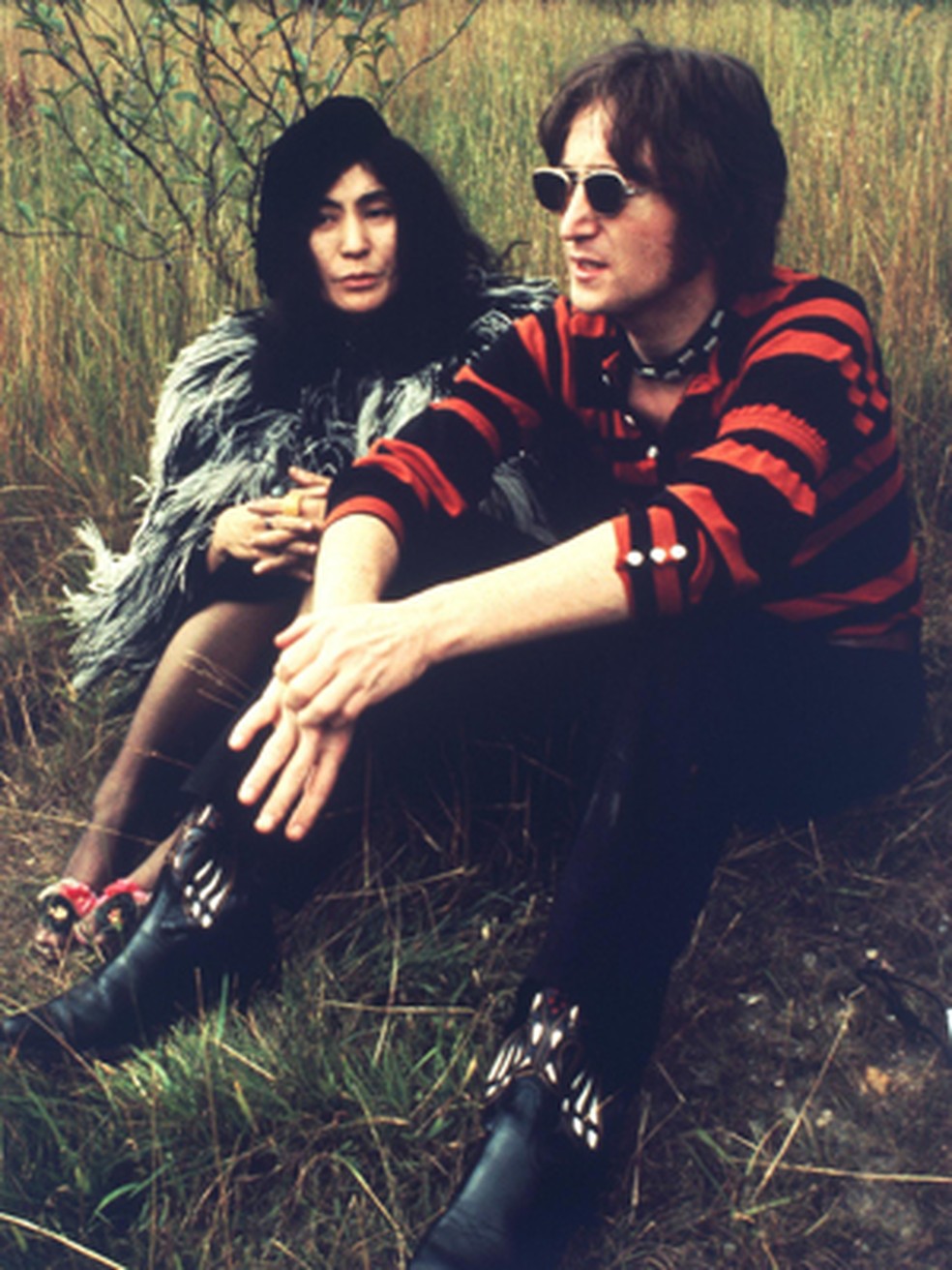 John Lennon e Yoko Ono (Foto: Divulgação)