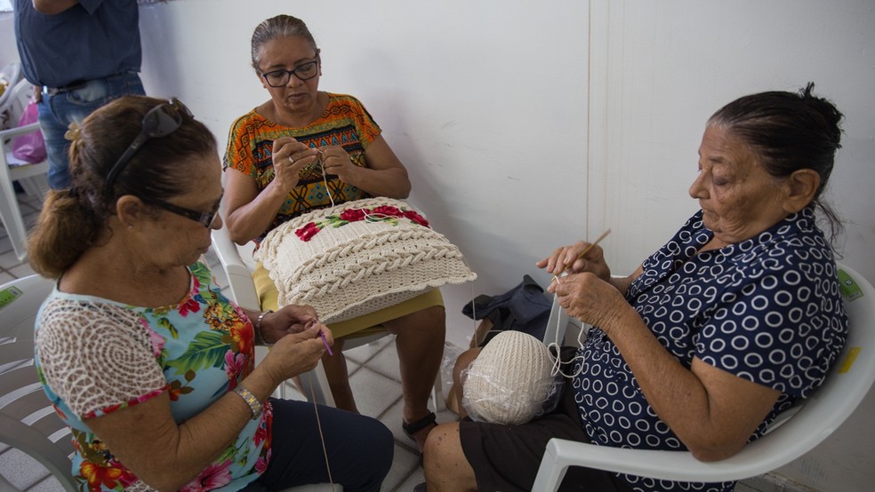 Projeto Expoe Trabalho De Crocheteiras Na Fortaleza De Santa Catarina Em Cabedelo Paraiba G1