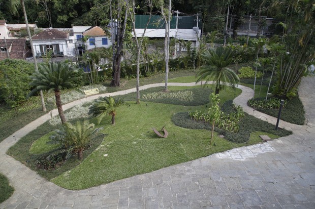 Afetado por chuvas, jardim do IMS, de Burle Marx, é reinaugurado no RJ (Foto: FOTOS : AILTON SILVA/ INSTITUTO MOREIRA SALLES)