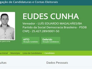 Candidato do PSDB foi flagrado oferecendo dinheiro a eleitores, segundo polícia (Foto: Divulgação/ TSE)