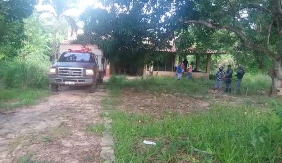 Sítio onde o italiano foi encontrado, na Estrada da Maioba — Foto: Alessandra Rodrigues
